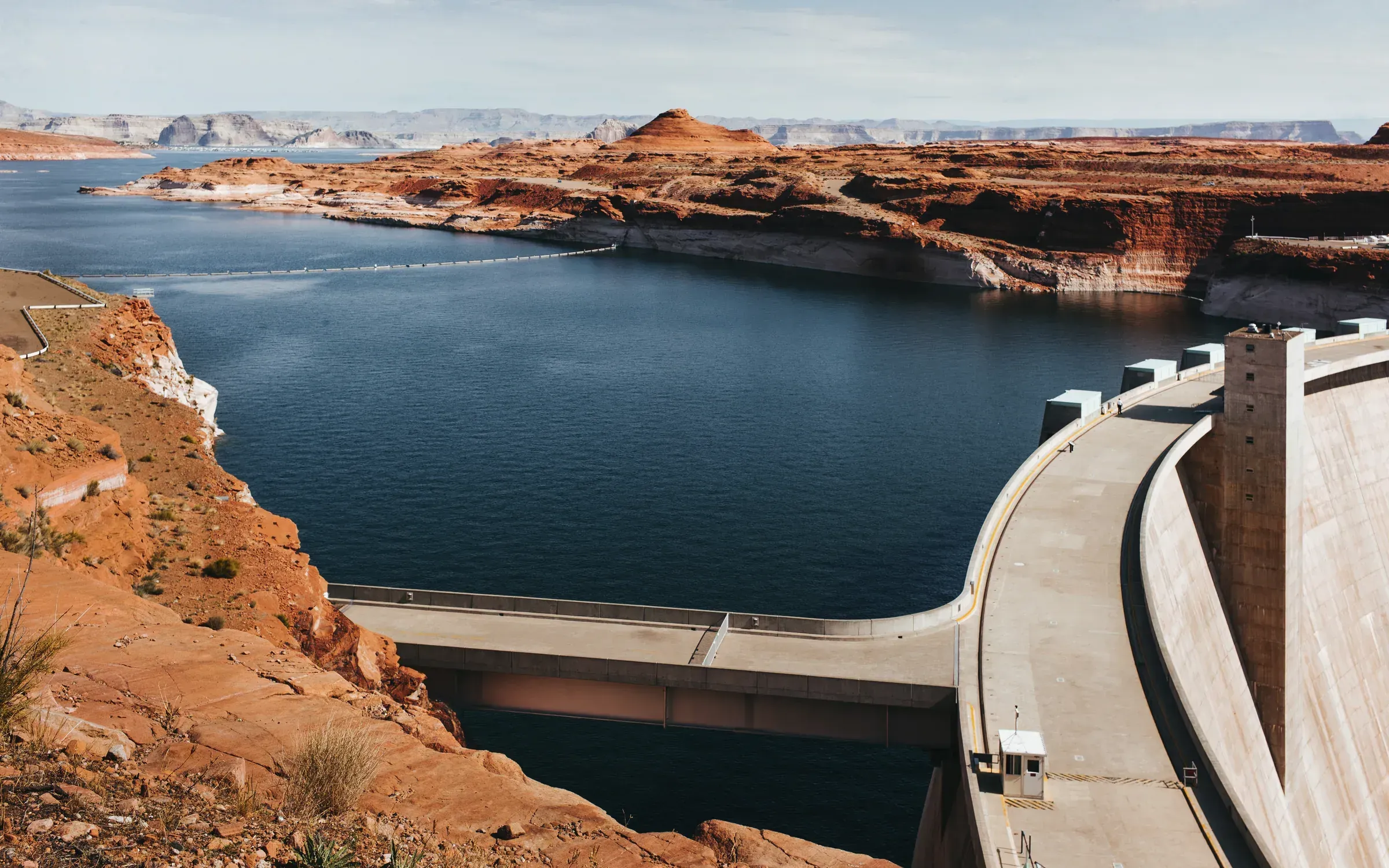 Glen Canyon Dam and Lake Powell, Page, Arizona